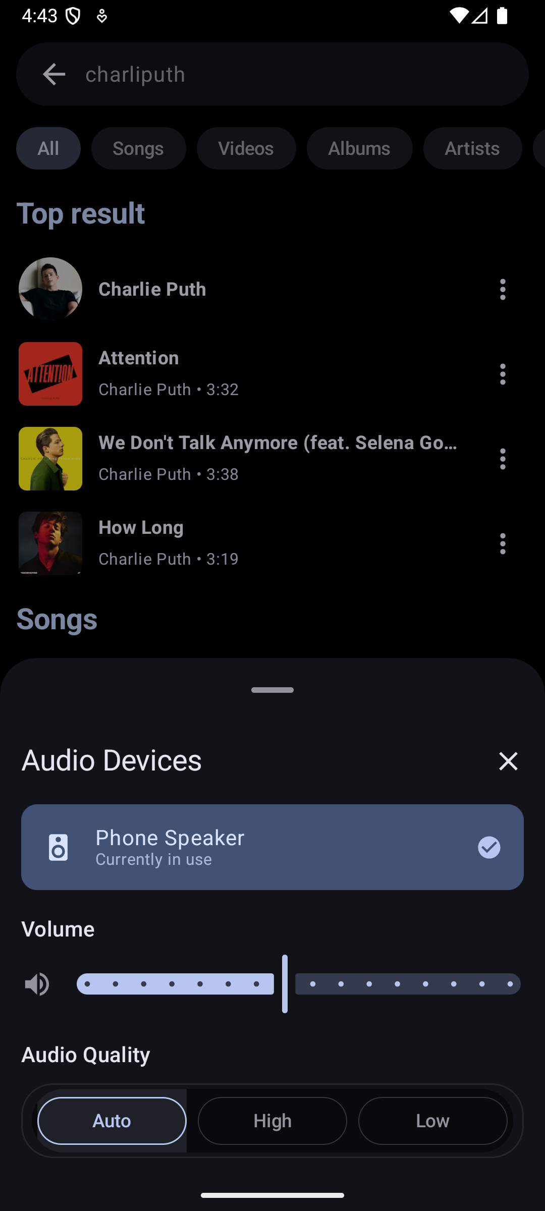 Playlist View